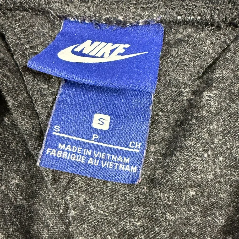 Athletic Gym Nike Charcoal Gray Organic Cotton Blend Joggers Size S Small